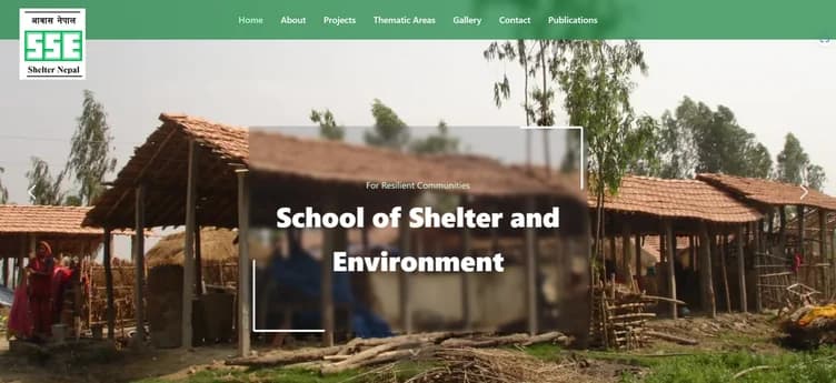School of Shelter and Environment homepage
