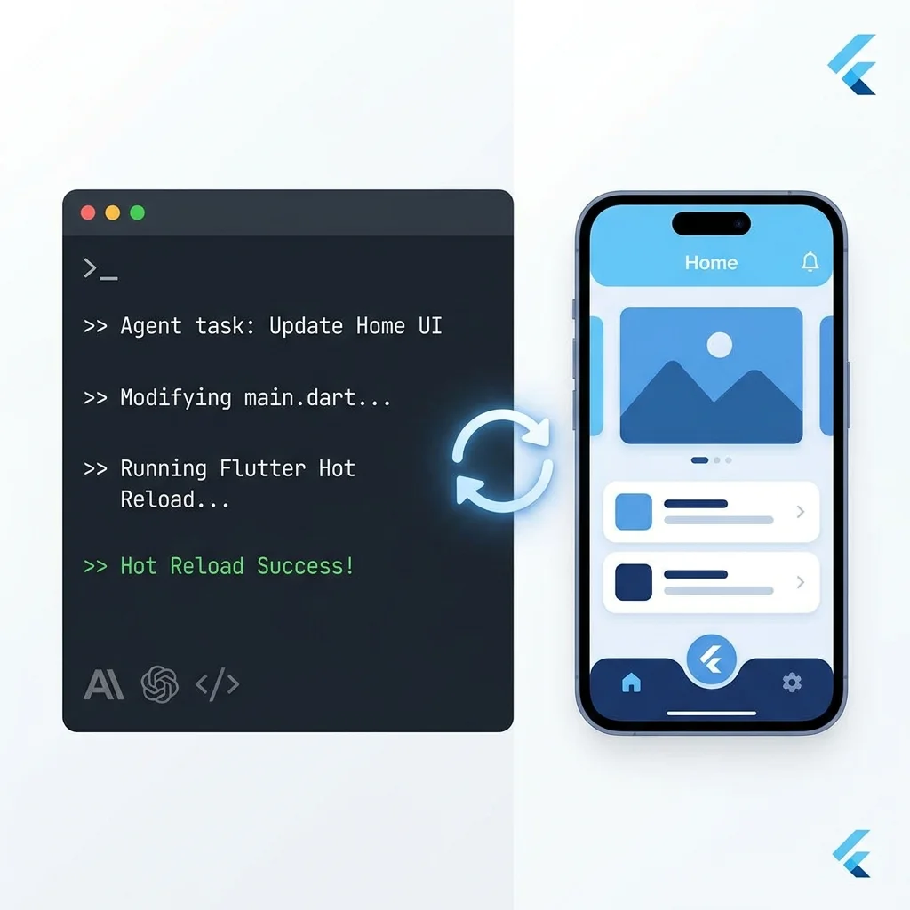 Agentic Hot Reload in Flutter Fixed My Office of AI Agents