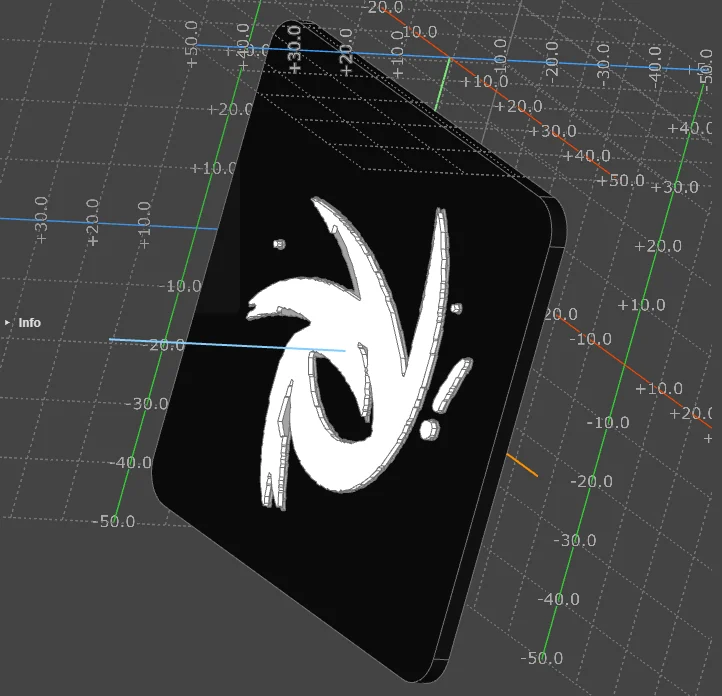 3D Model of a Logo Revision 1