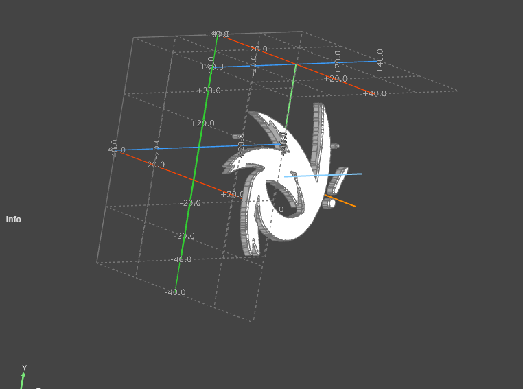 3D Model of a Logo Revision 2
